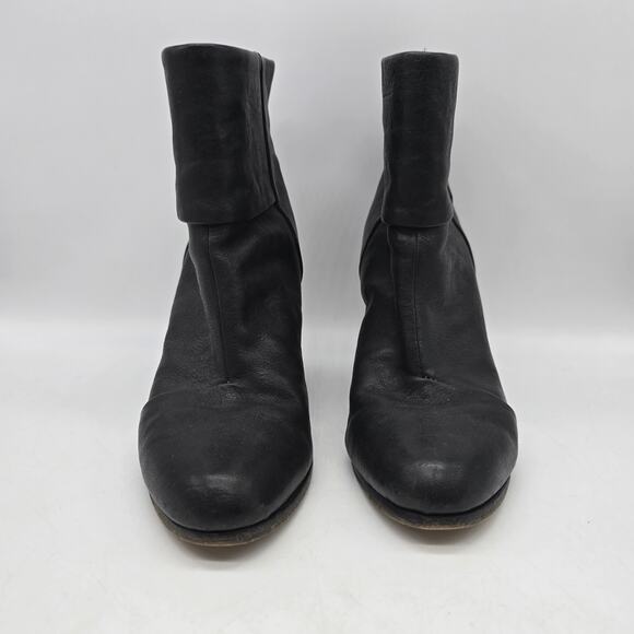 Rag & Bone Newbury Women's Leather Heeled Ankle Boots Booties Black Size 8 - Picture 2 of 10